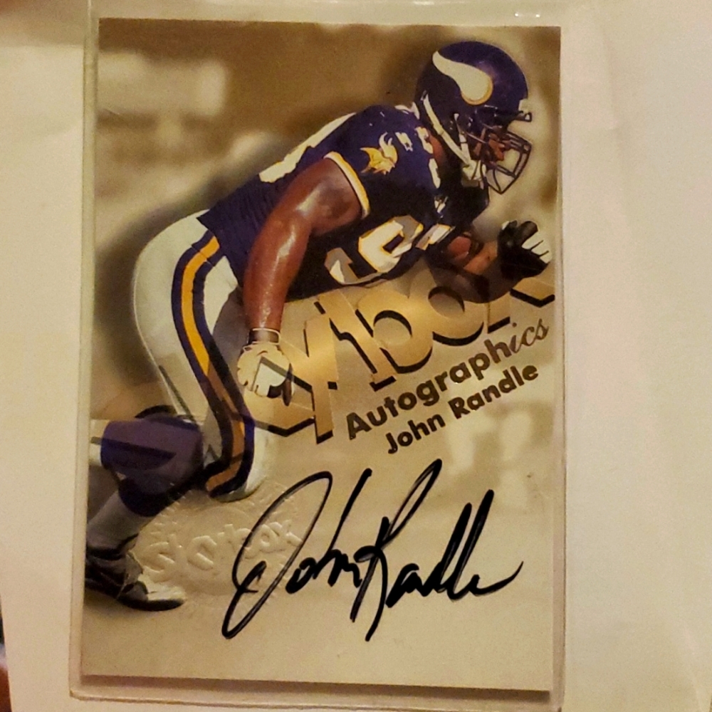 Autographed JOHN RANDLE 1998